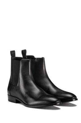 leather soled chelsea boots