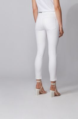 Skinny-fit jeans in white super-stretch 