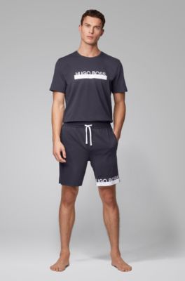 Jersey pyjama shorts with new-season logo