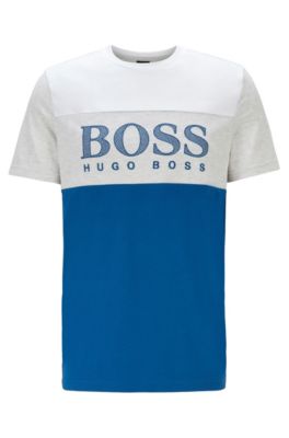 hugo boss light blue t shirt