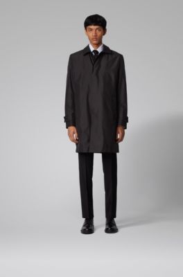 hugo boss water repellent coat