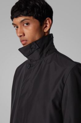 hugo boss raincoat mens