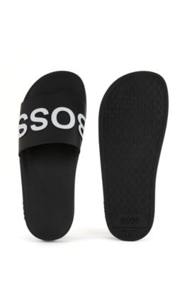 hugo boss sliders black