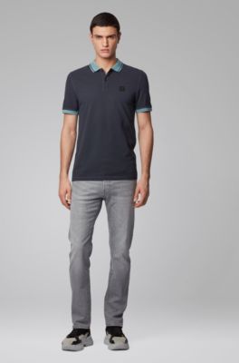 hugo boss slim fit polo sale