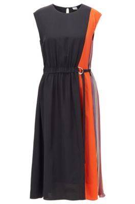 dark blue one piece dress