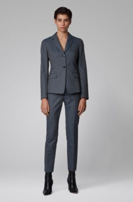 hugo boss skirt suit