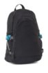 Structured-nylon backpack with logo straps, Black
