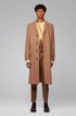 Overcoat in camel hair and virgin wool, Beige