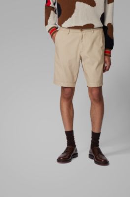 mens hugo boss chino shorts