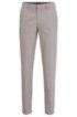 Tapered-fit chinos in a cotton blend, Silver