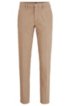 Tapered-fit chinos in a cotton blend, Light Brown