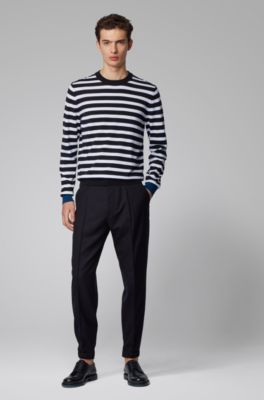 hugo boss striped sweater