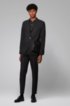 Relaxed-fit flannel shirt with cashmere, Dark Grey
