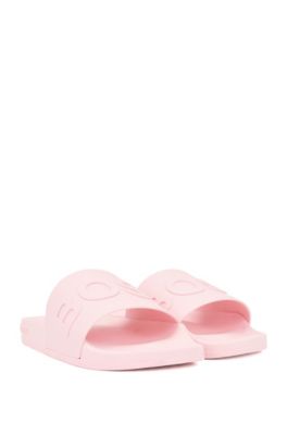 kids hugo boss slides