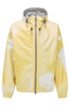 Regular-fit jacket in water-repellent fabric, Yellow