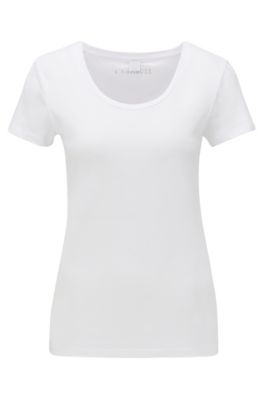 hugo boss white t shirt women's