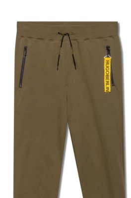 khaki hugo boss tracksuit