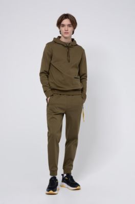 khaki hugo boss tracksuit