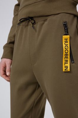 khaki hugo boss tracksuit