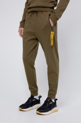 hugo boss joggers with zip pockets