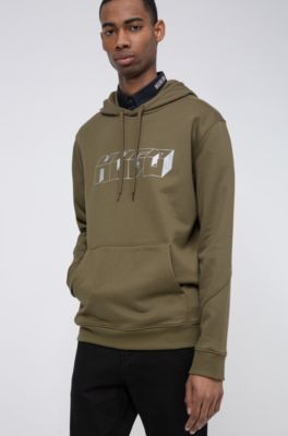 hugo boss reflective hoodie