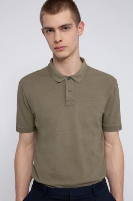 khaki hugo boss polo