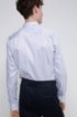 Extra-slim-fit shirt in striped cotton, Patterned