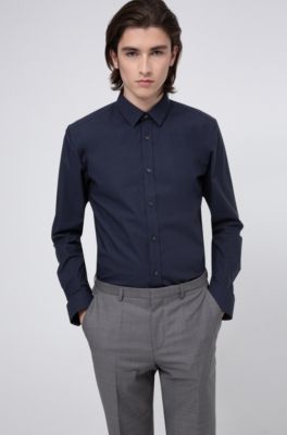 hugo boss slim fit easy iron