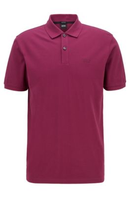 purple hugo boss shirt