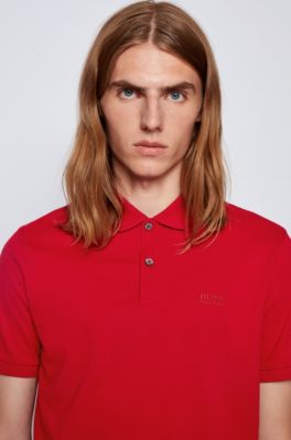 red boss polo