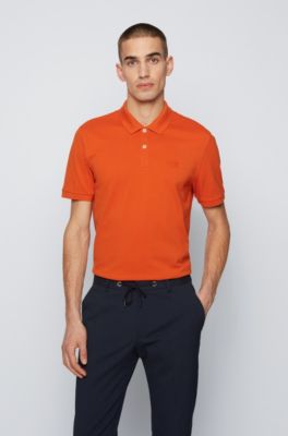 hugo boss shirt orange
