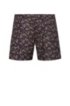Quick-drying swim shorts with tulip print, Patterned