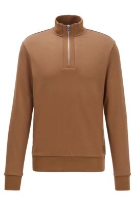 hugo boss quarter zip sweater