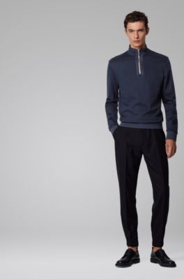 boss half zip sweatshirt