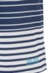 Quick-dry swim shorts with patched stripes, Blue