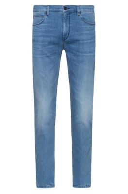 HUGO - Slim-fit jeans in bright-blue 