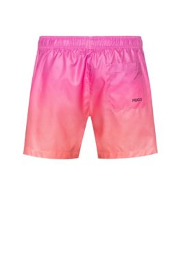 hugo boss shorts pink