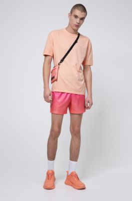 pink hugo boss shorts