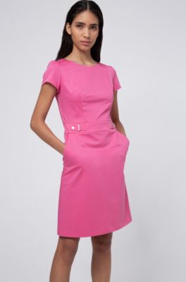 hugo boss pink dress