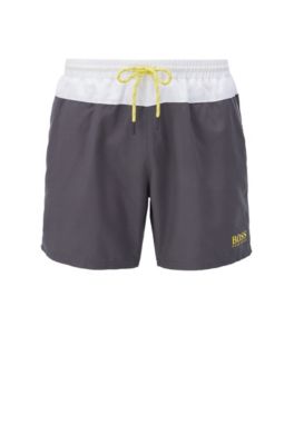 grey hugo boss swim shorts