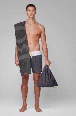 hugo boss beach towel set