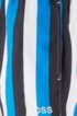 Quick-drying swim shorts with block stripes, Blue