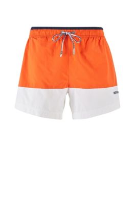 orange boss shorts