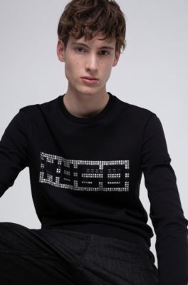 hugo boss logo crew sweatshirt