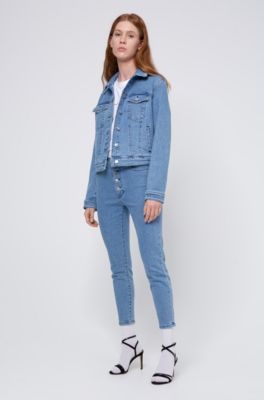 hugo boss button fly jeans