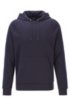 Regular-fit sweatshirt with knitted-tape trims, Dark Blue