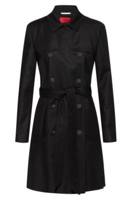 hugo boss trench coat mens