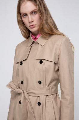 hugo boss trench coat dame