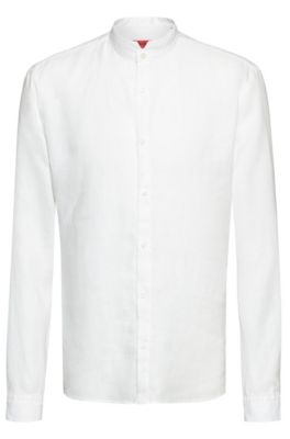 hugo boss lukas linen shirt