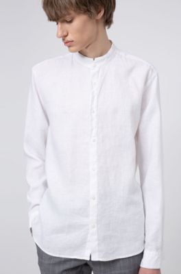 boss linen shirt